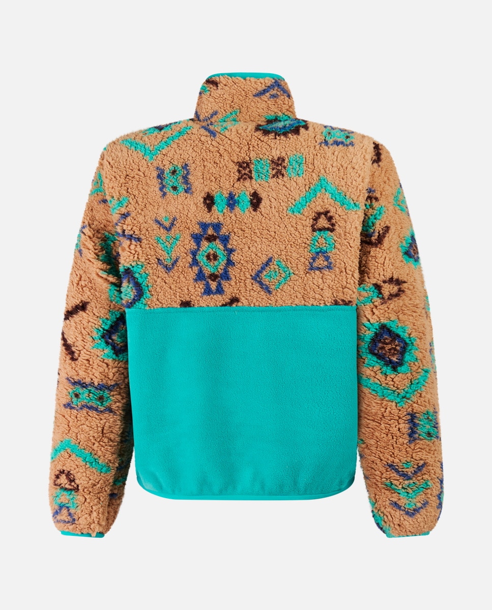 Sudadera de mujer Dotty 1/4 zip Protest - Verde Verde-7