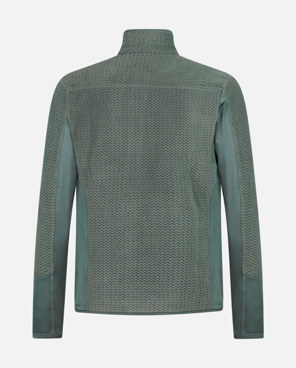 Forro polar de esquí de hombre Calgary 1/4 zip Protest - Verde Verde-2