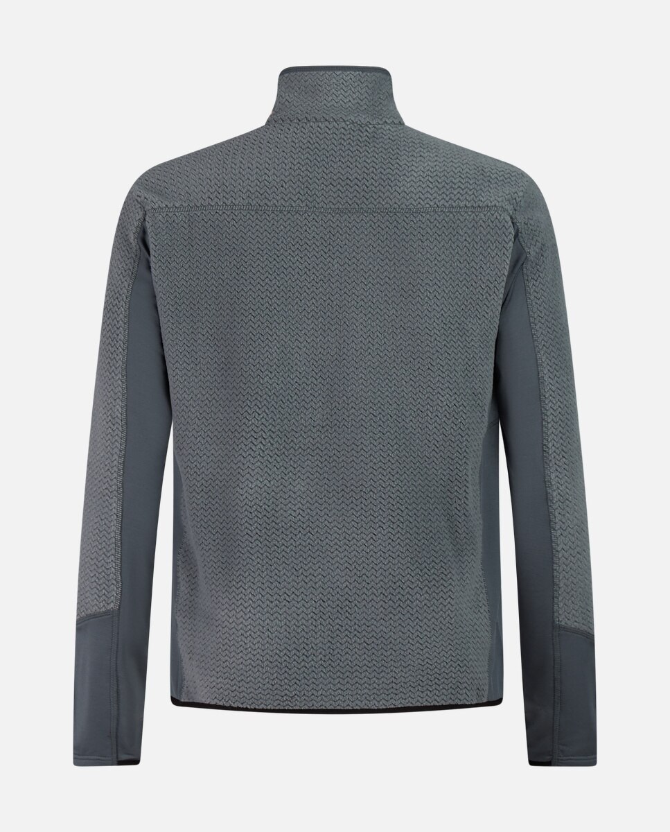 Forro polar de esquí de hombre Calgary 1/4 zip Protest - Gris Gris-2