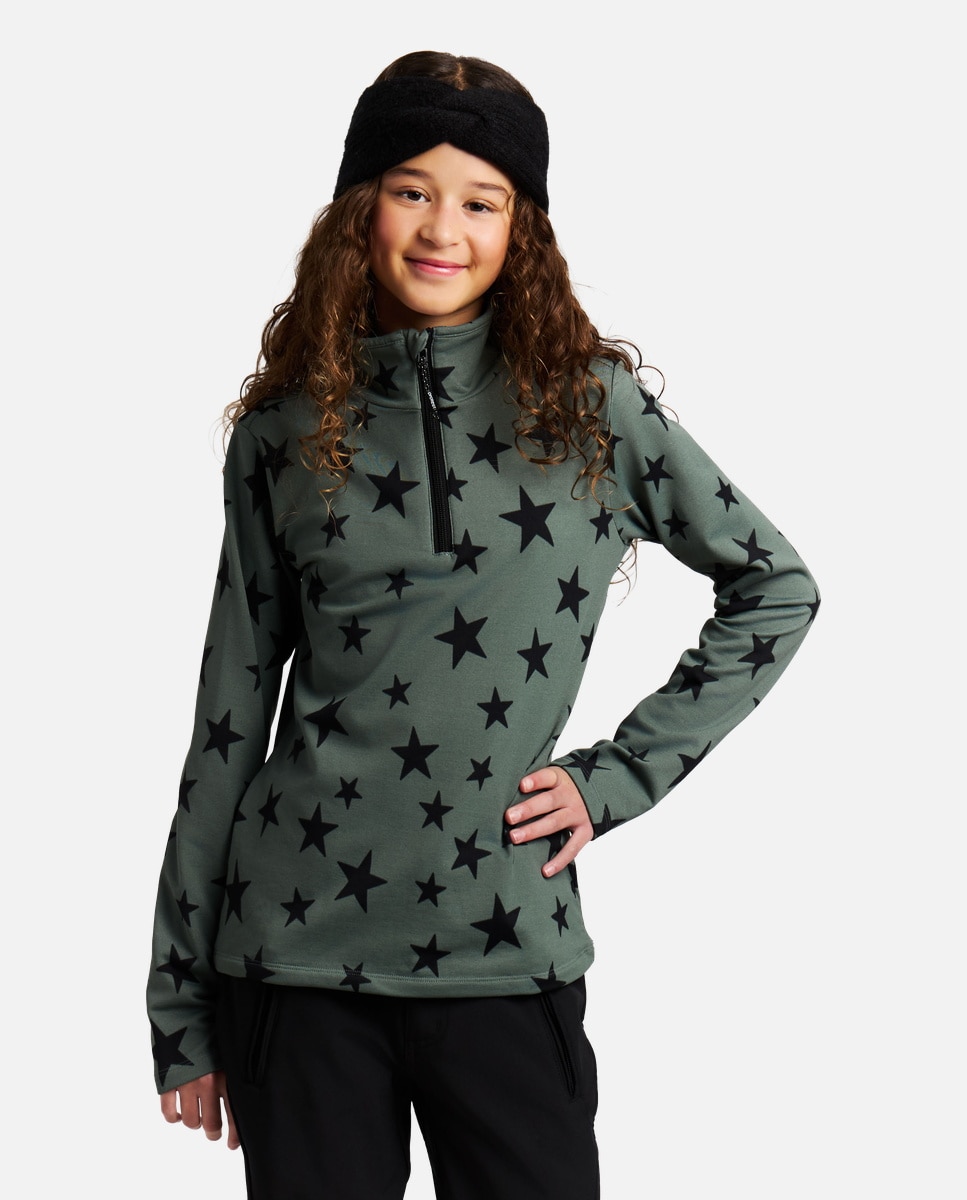 Protest Forro polar de esquí de niño Topsy JR 1/4 zip Morado