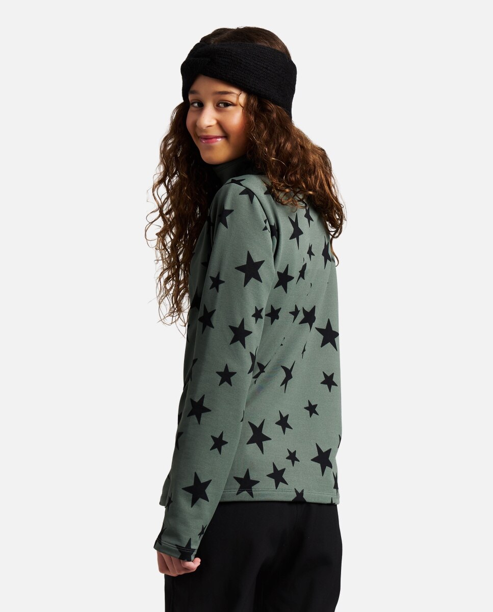 Imagen 2 de Forro polar de esquí de niño Topsy JR 1/4 zip Protest - Verde Verde