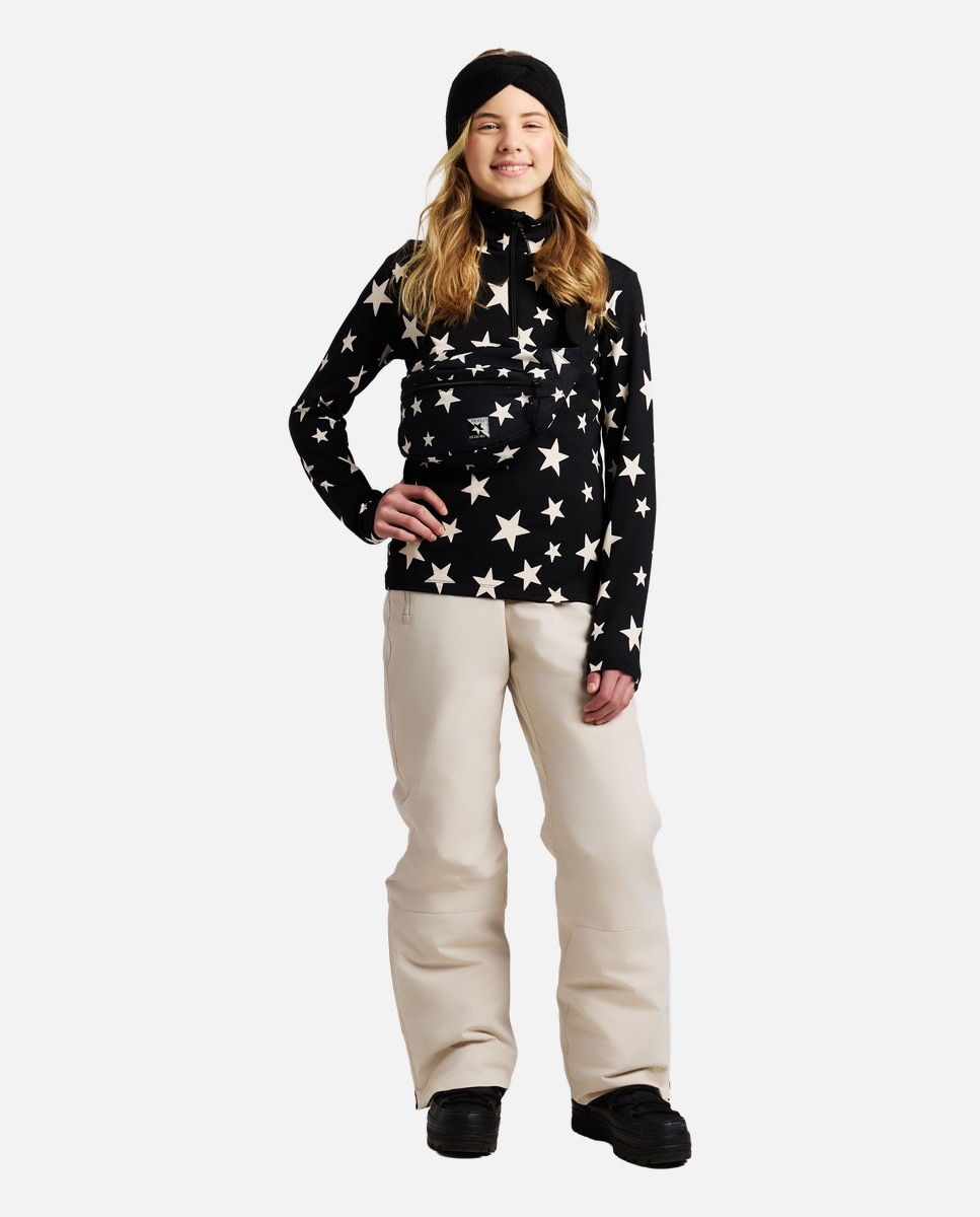 Imagen 3 de Forro polar de esquí de niño Topsy JR 1/4 zip Protest - Negro Negro