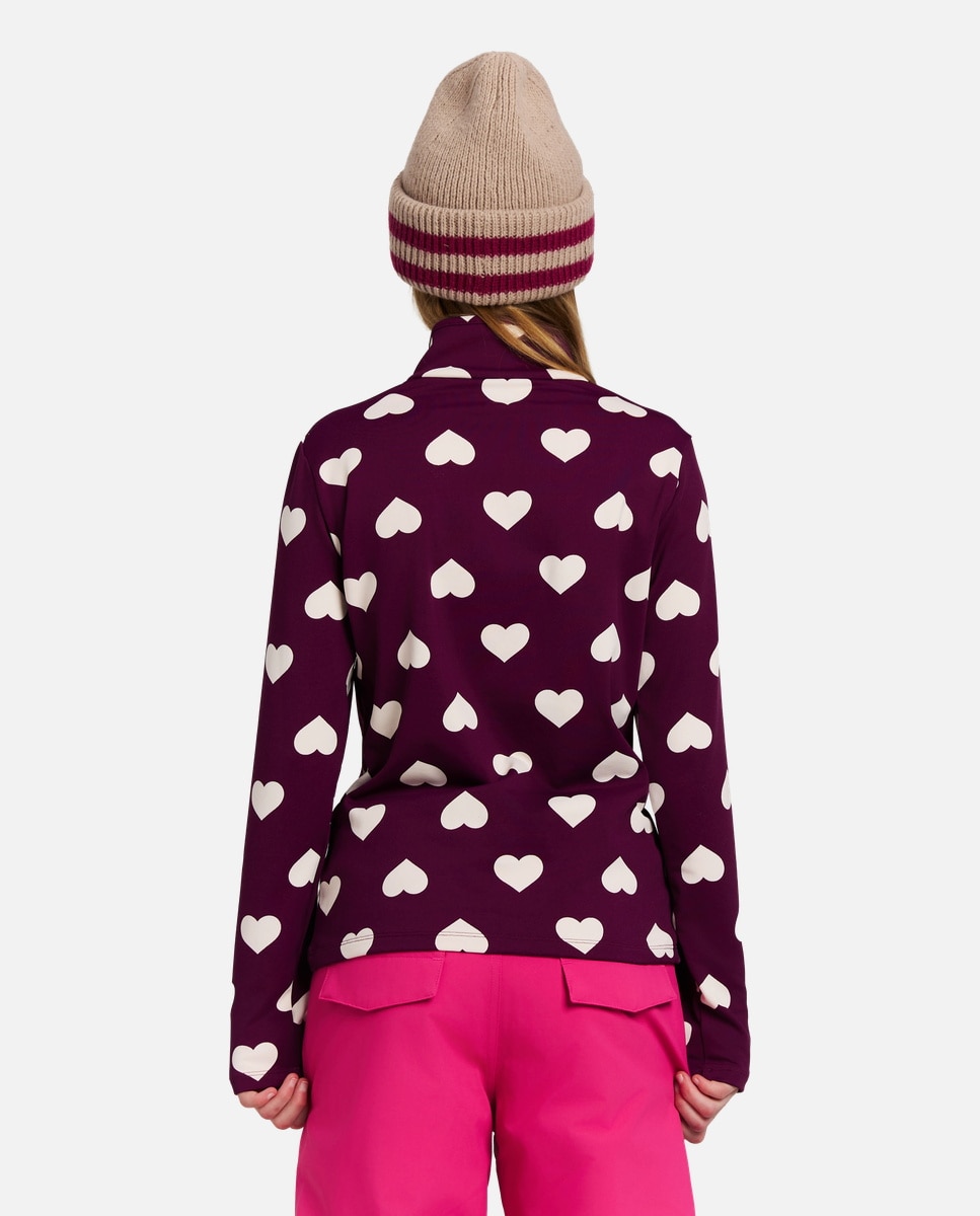 Imagen 2 de Forro polar de esquí de niño Topsy JR 1/4 zip Protest - Morado Morado
