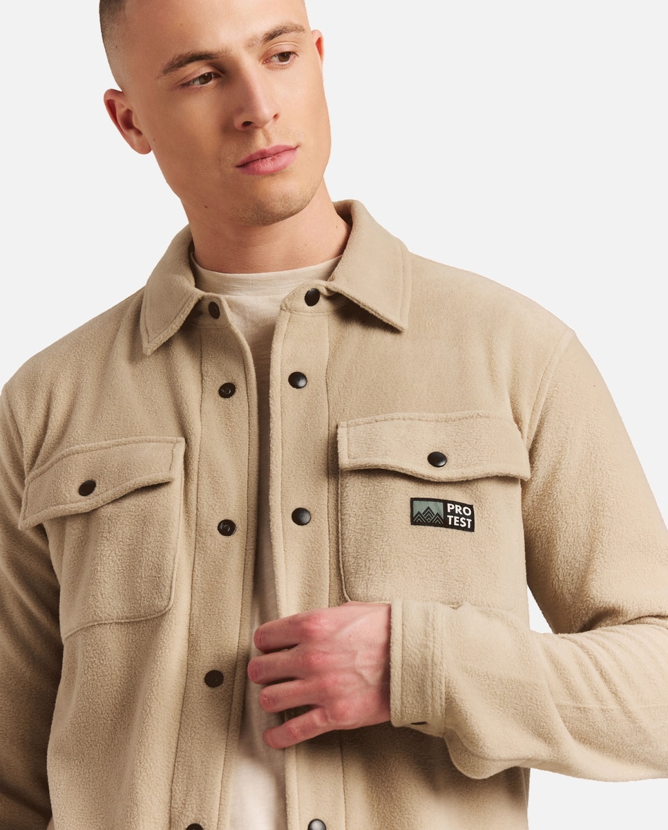 Camisa de esquí de hombre Gogh Protest - Natural Natural-6
