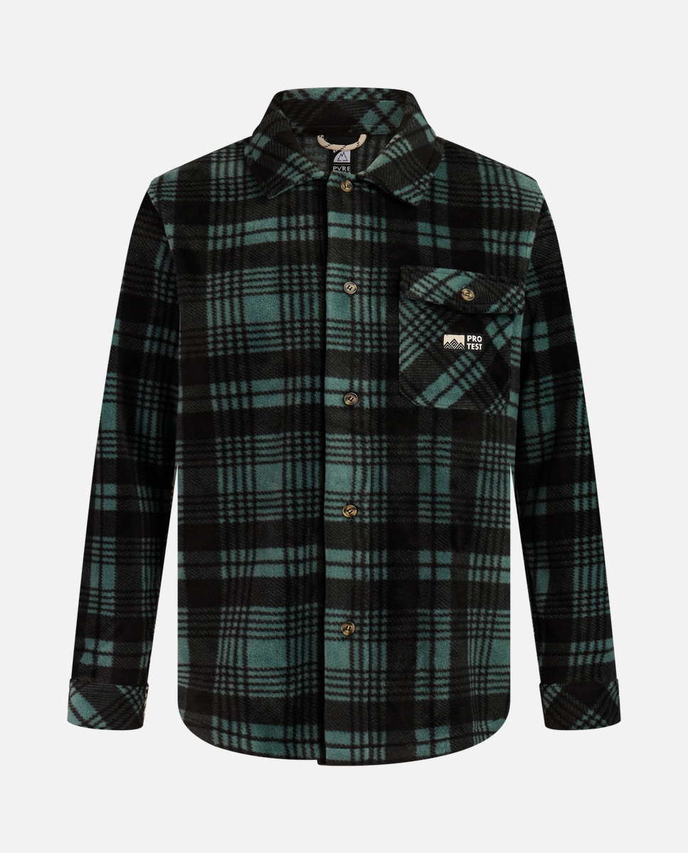 Camisa de esquí de hombre Jacob Protest - Verde Verde-7