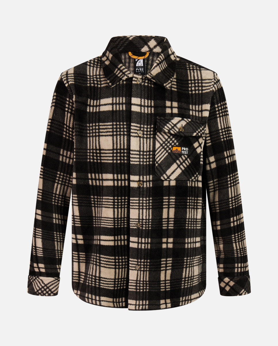 Camisa de esquí de hombre Jacob Protest - Natural Natural-8