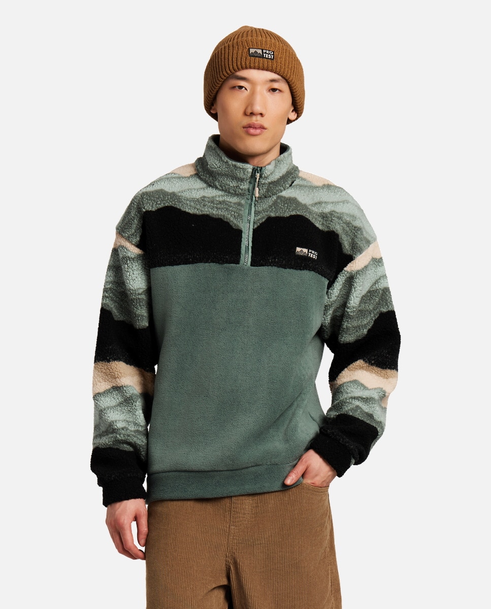 Protest Camiseta térmica de hombre Public outdoor Verde