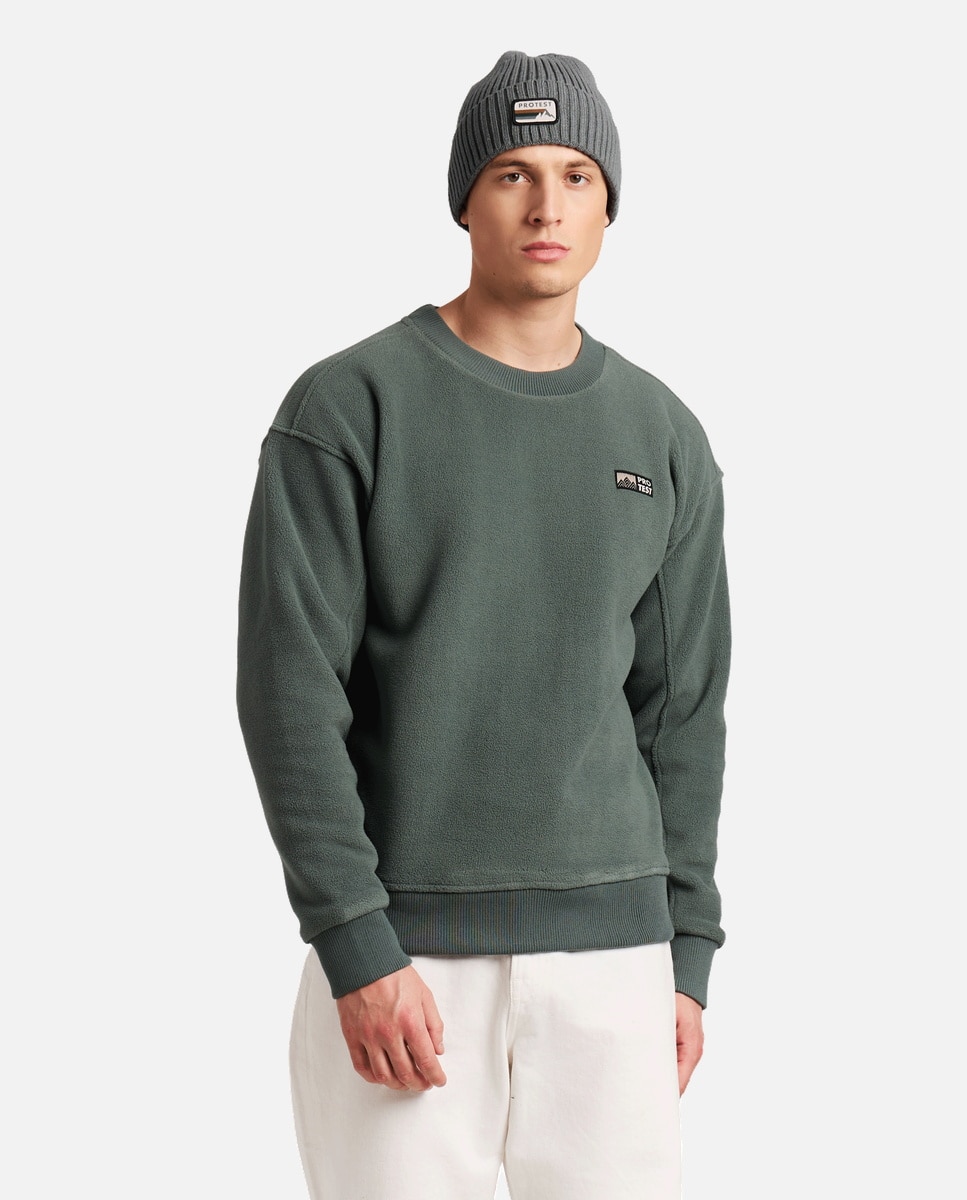 Protest Camiseta térmica de hombre Hawks sweatshirt Marrón