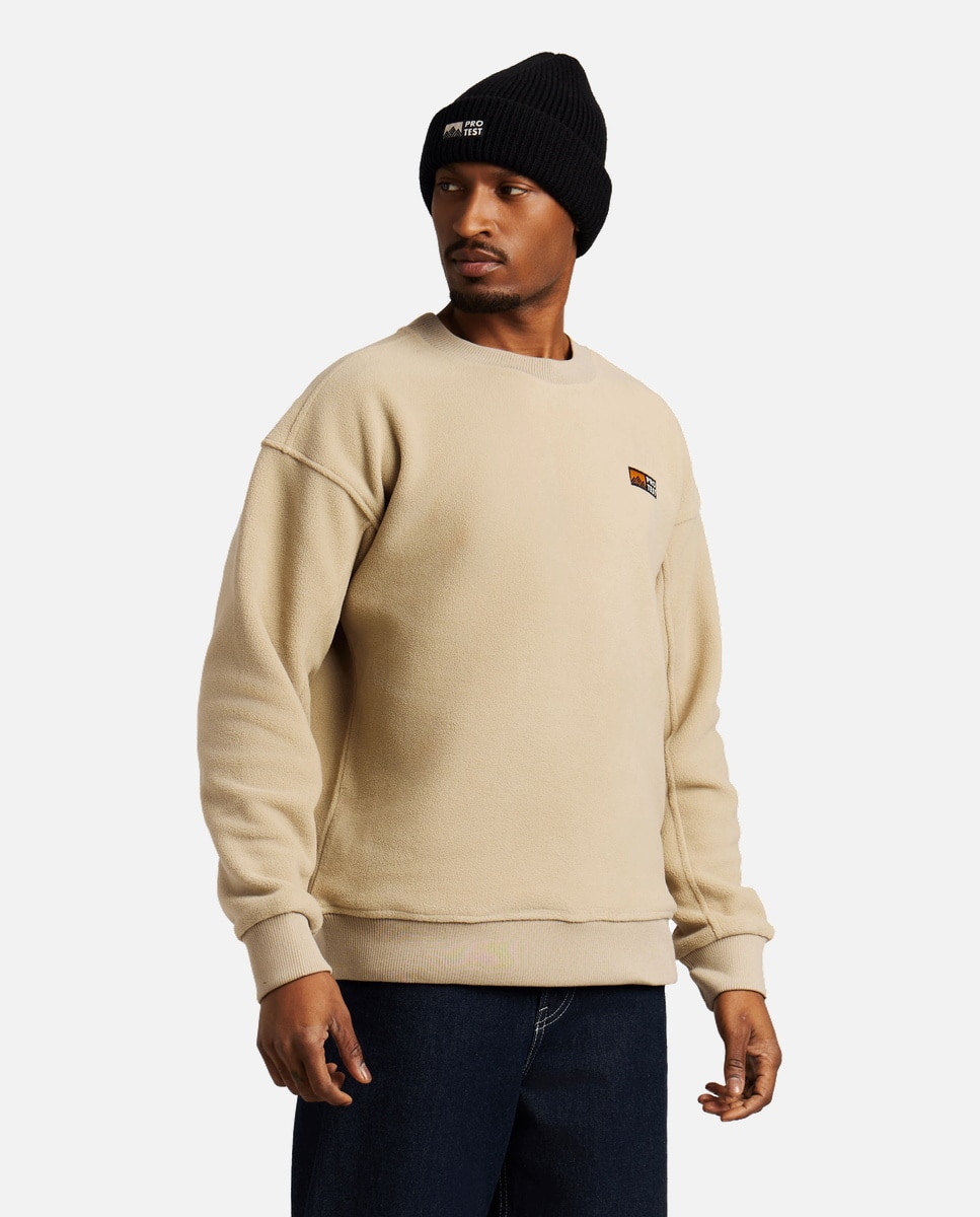 Protest Camiseta térmica de hombre Hawks sweatshirt Marrón