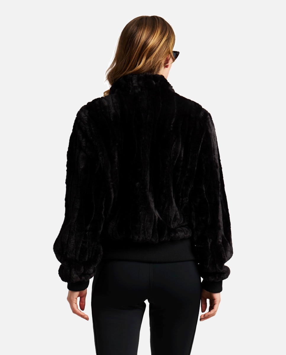 Sudadera de mujer Flowy outdoor full zip Protest - Negro Negro-2