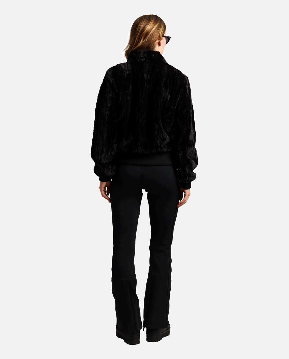 Sudadera de mujer Flowy outdoor full zip Protest - Negro Negro-4
