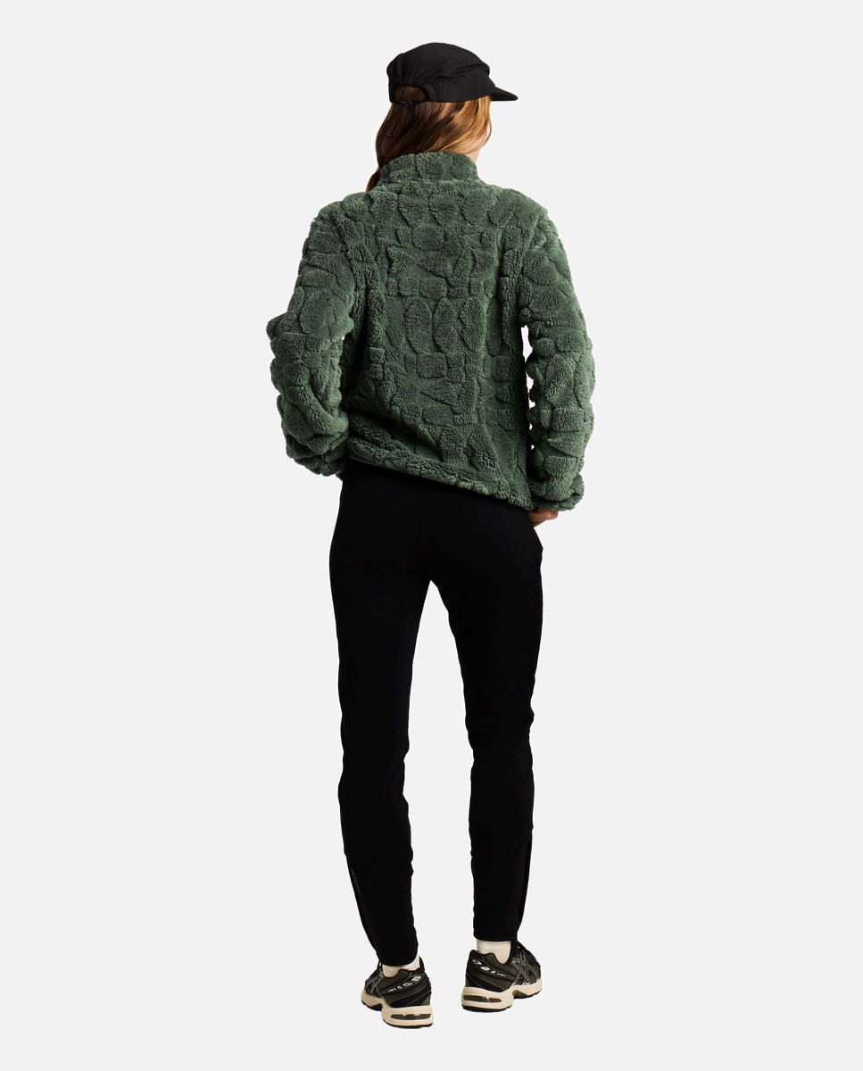Sudadera de mujer Plizzy full zip Protest - Verde Verde-4