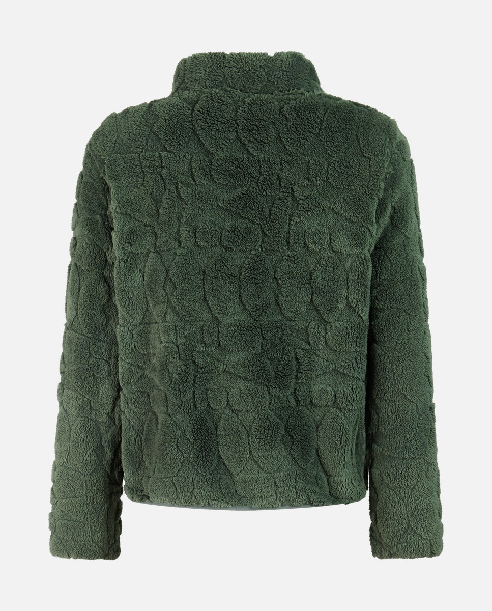 Sudadera de mujer Plizzy full zip Protest - Verde Verde-7