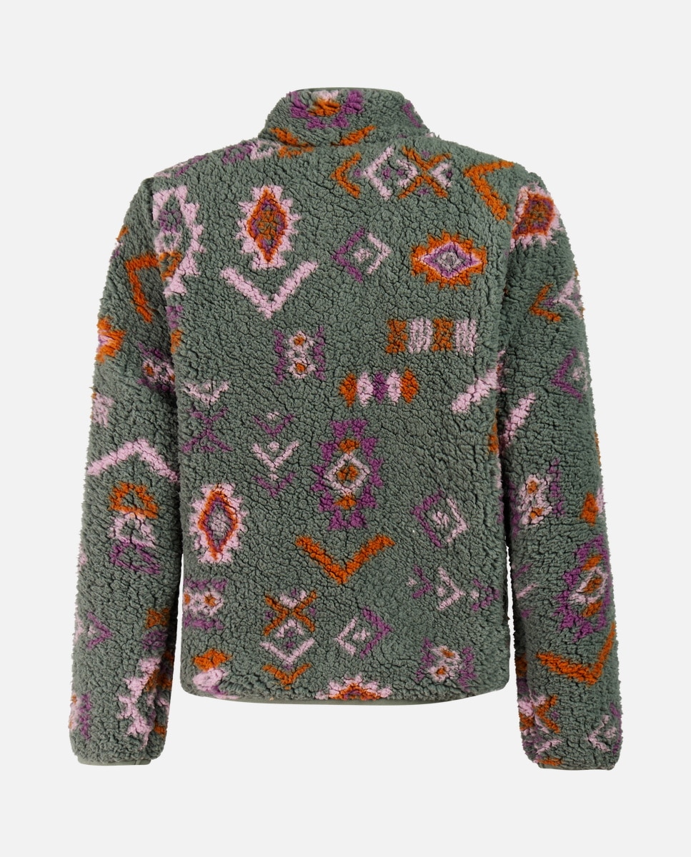 Sudadera de mujer Payton full zip Protest - Verde morado Verde morado-7