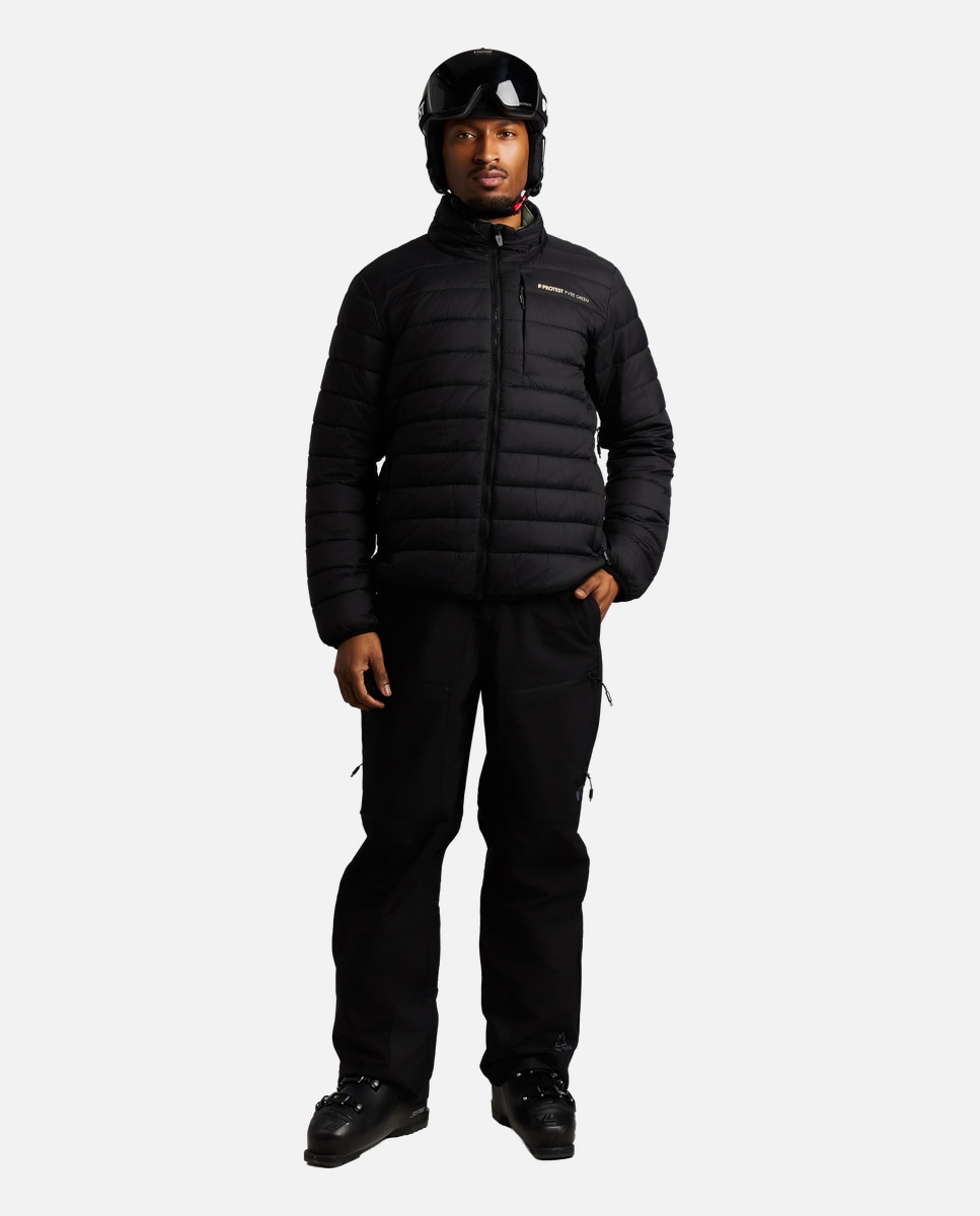 Protest Chaqueta de esquí de hombre Token outdoor pufferjacket Negro