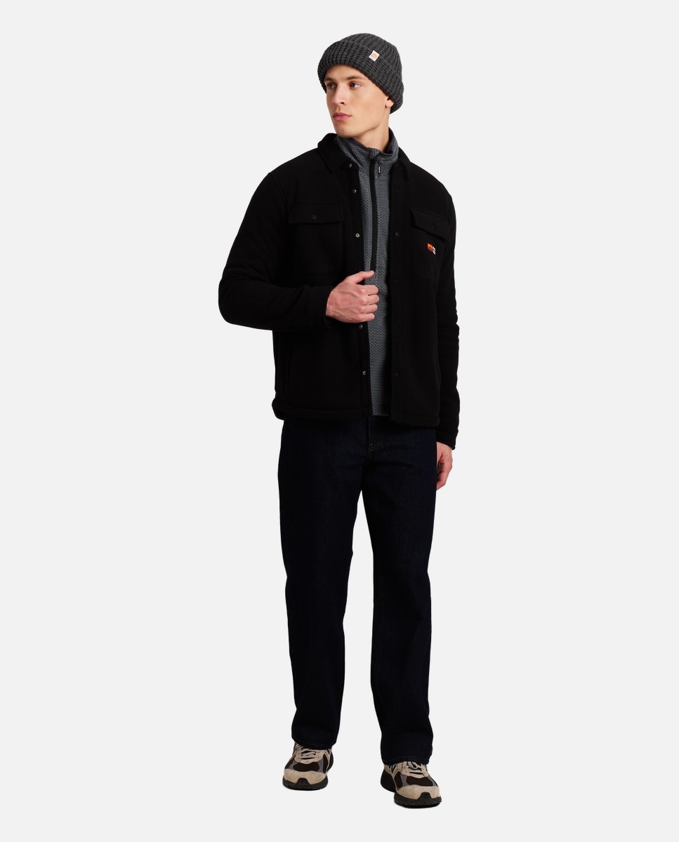 Protest Chaqueta de esquí de hombre Hideout Negro