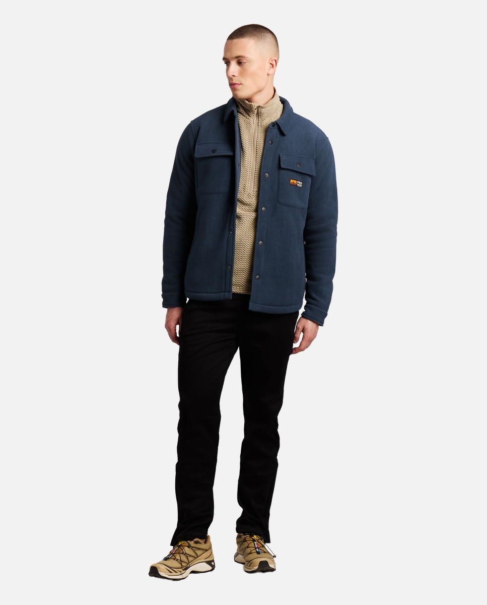 Protest Chaqueta de esquí de hombre Hideout Negro