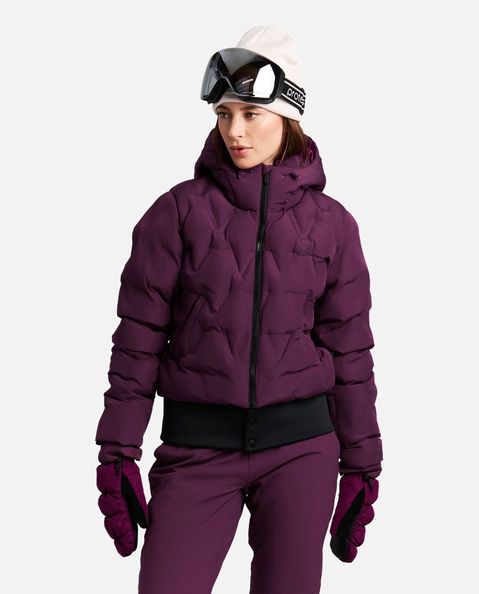 Chaqueta de mujer Again zipshift Protest - Morado Morado-5