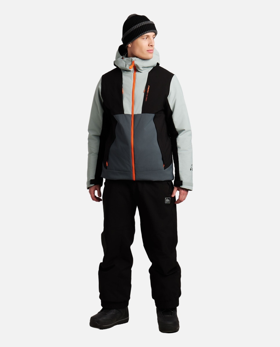 Protest Chaqueta de esquí de hombre Grantos Gris