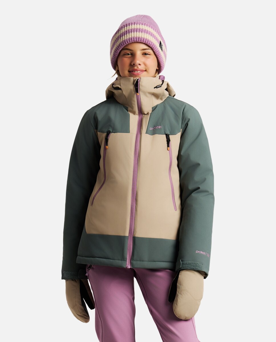 Chaqueta de esquí de niño Laurine JR Protest - Verde Verde-1