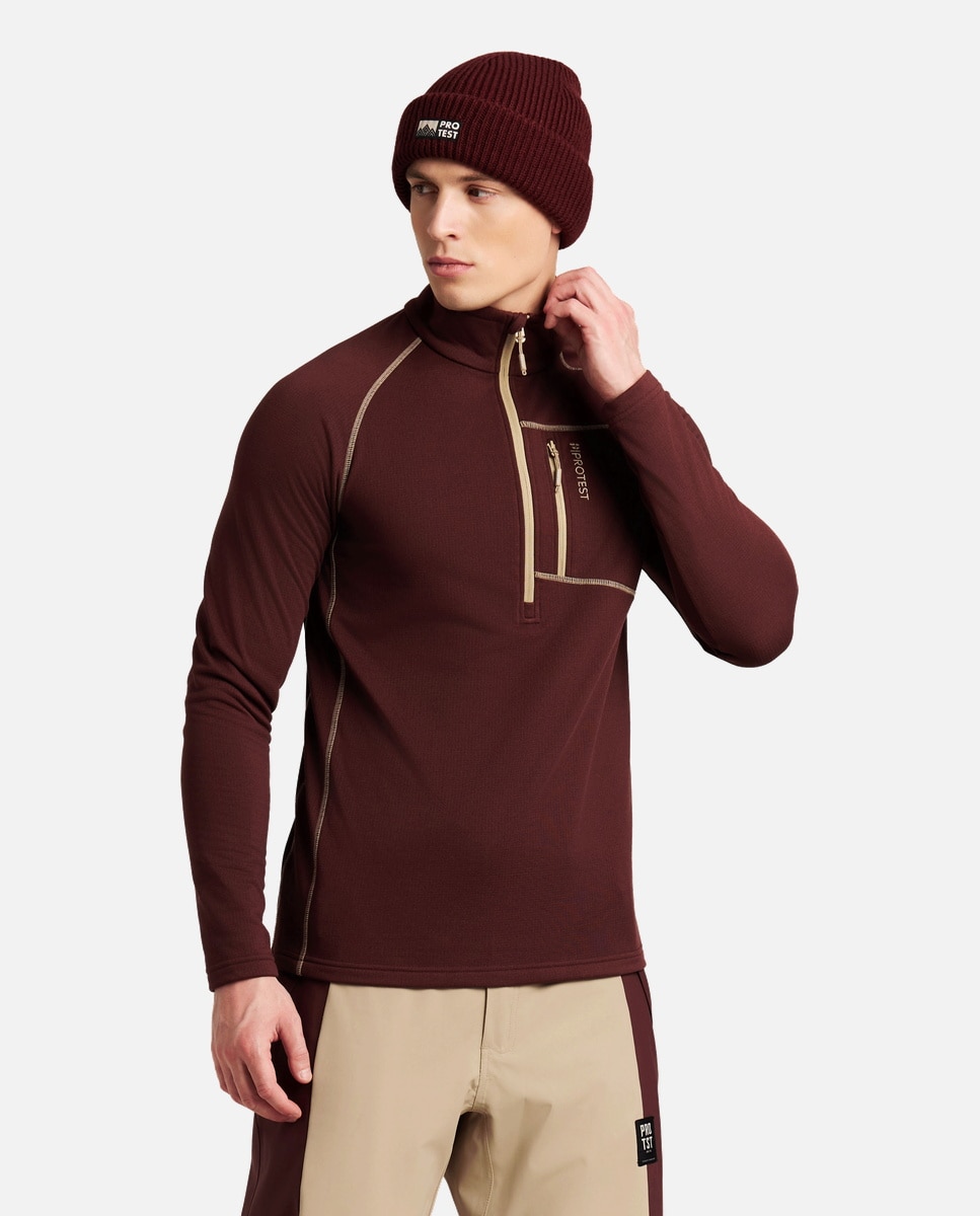 Protest Forro polar de hombre Rekody Verde