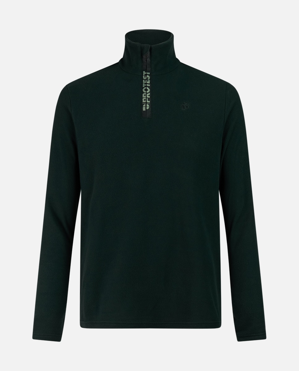 Forro polar de esquí de hombre Reperfecto 1/4 zip active tp Protest - Verde Verde-7