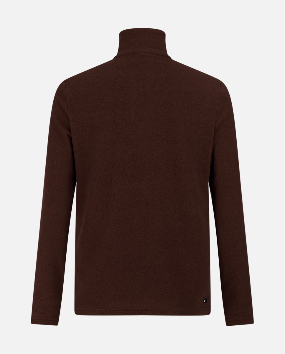 Forro polar de esquí de hombre Reperfecto 1/4 zip active tp Protest - Marrón Marrón-2