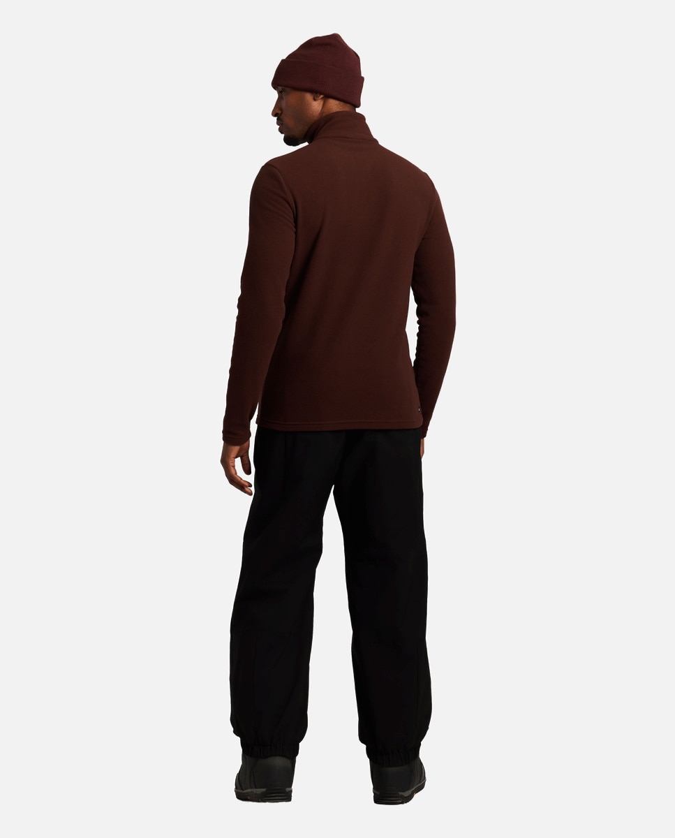 Forro polar de esquí de hombre Reperfecto 1/4 zip active tp Protest - Marrón Marrón-5