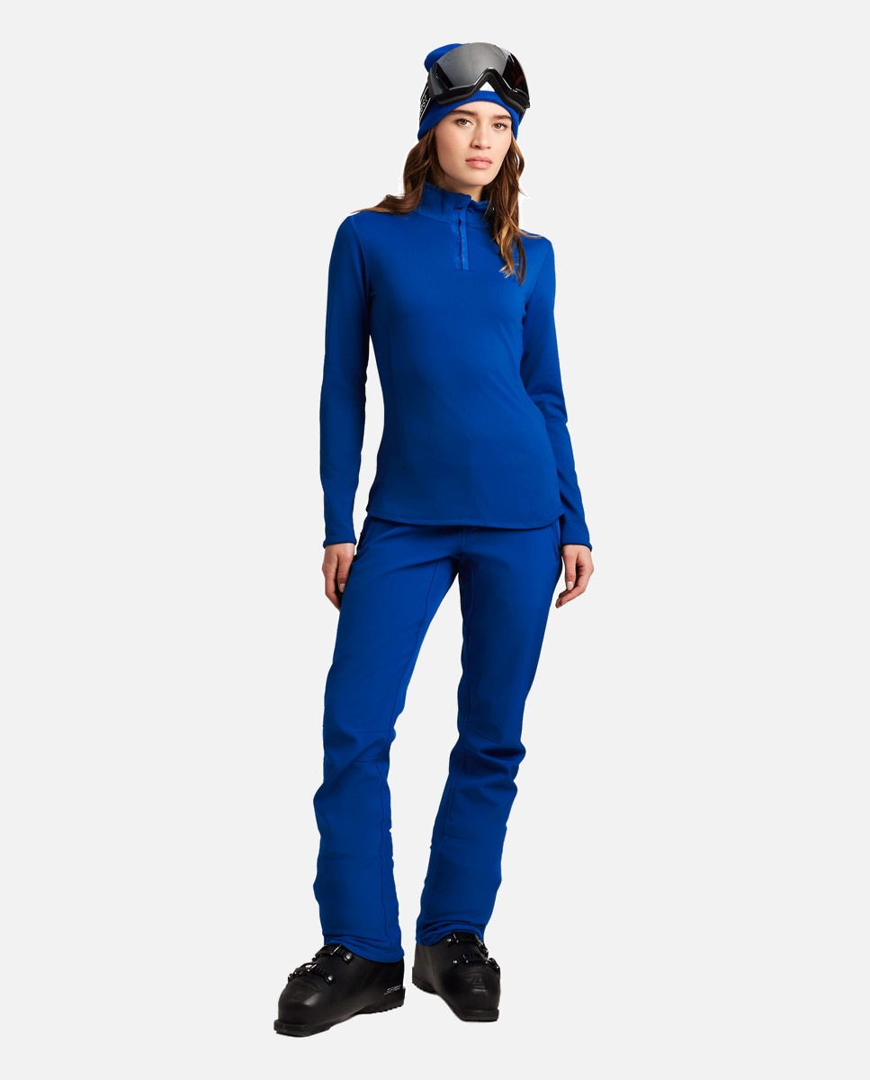 Imagen 5 de Forro polar de esquí de mujer REFABRIZ 1/4 zip Protest - Azul Azul