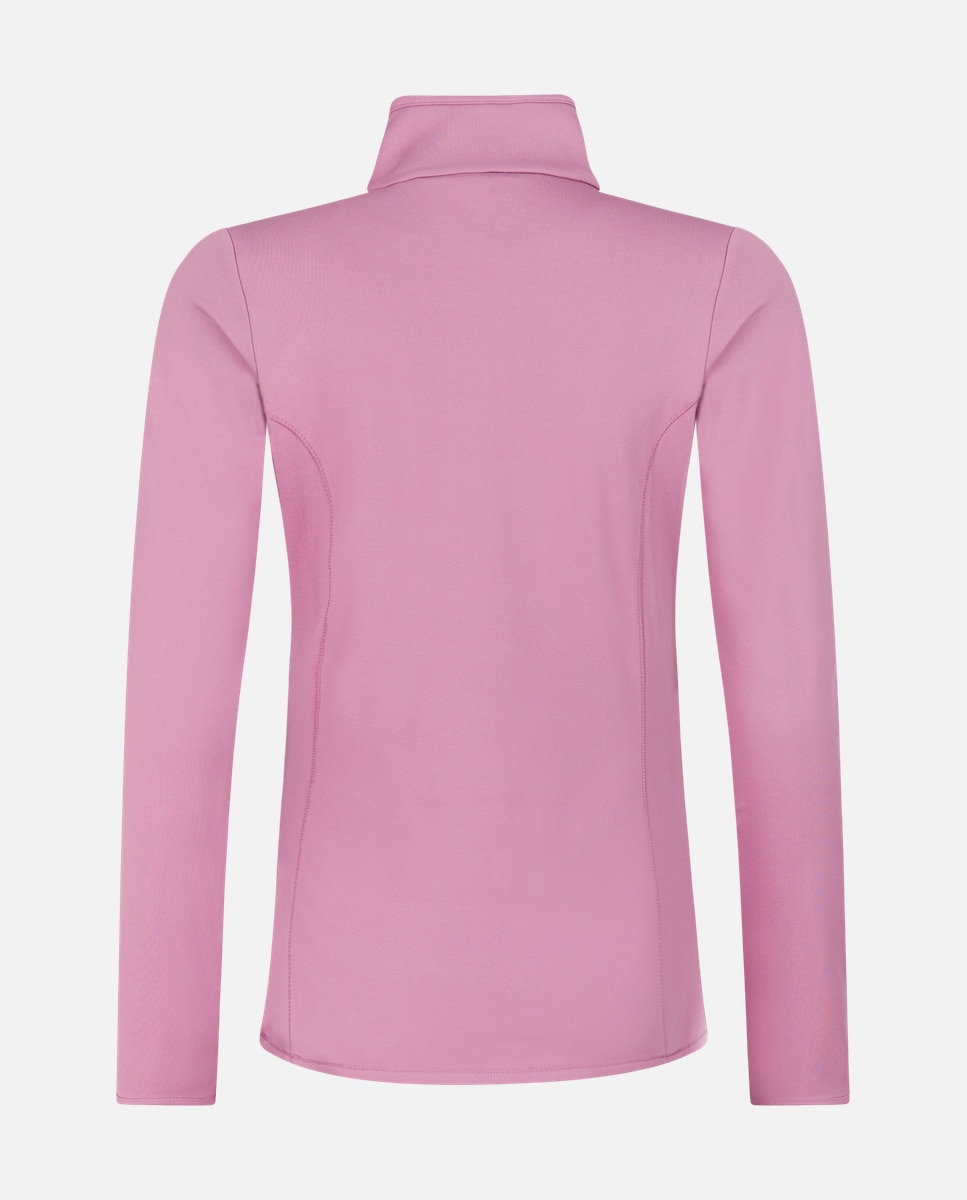 Forro polar de esquí de mujer REFABRIZ 1/4 zip Protest - Rosa Rosa-2