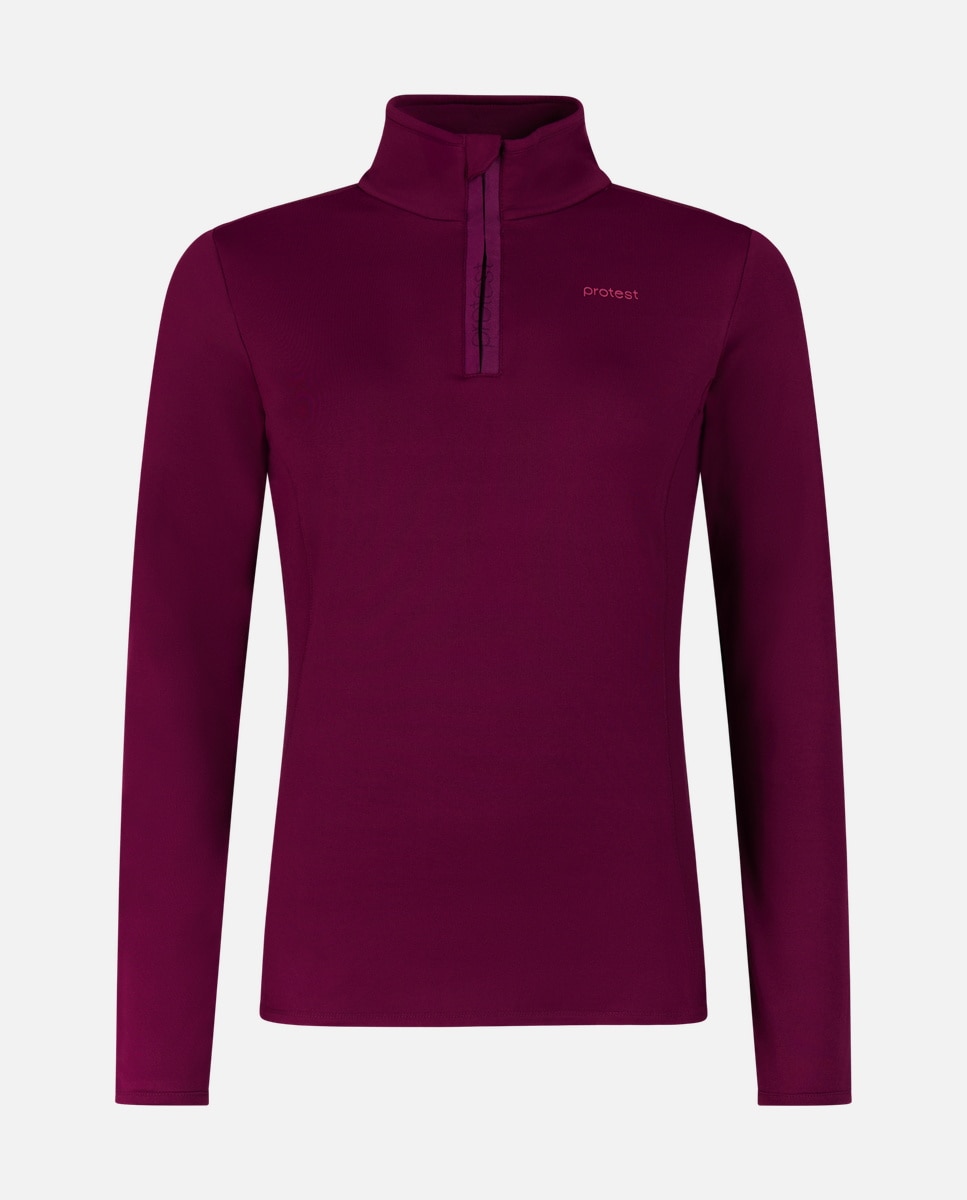 Forro polar de esquí de mujer REFABRIZ 1/4 zip Protest - Morado Morado-1