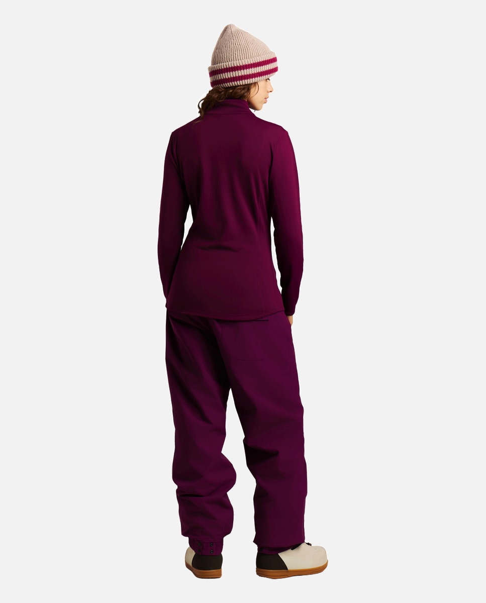 Forro polar de esquí de mujer REFABRIZ 1/4 zip Protest - Morado Morado-6