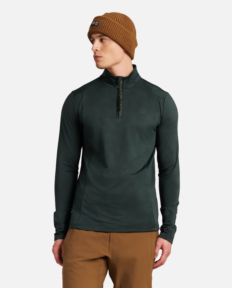 Forro polar de esquí de hombre REWILL 1/4 zip Protest - Verde Verde-1