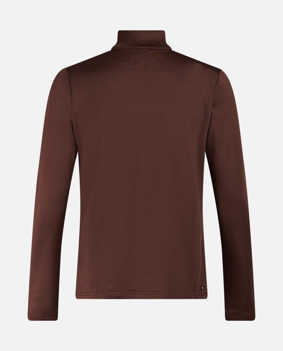 Forro polar de esquí de hombre REWILL 1/4 zip Protest - Marrón Marrón-2