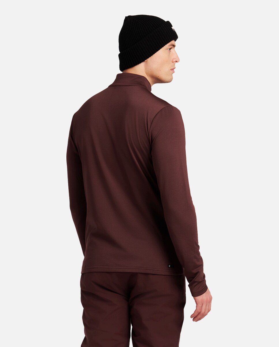 Forro polar de esquí de hombre REWILL 1/4 zip Protest - Marrón Marrón-3