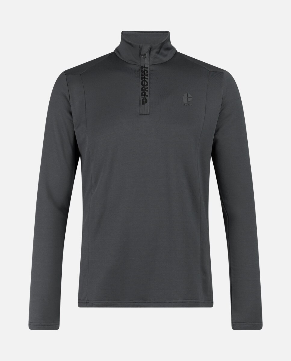 Forro polar de esquí de hombre REWILL 1/4 zip Protest - Gris Gris-7