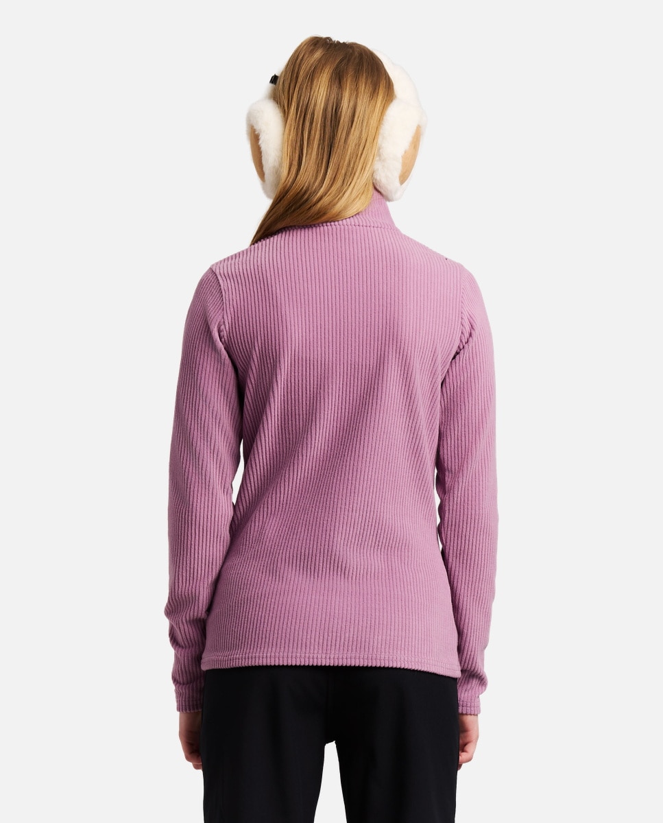 Forro polar de esquí de niño ZORA JR 1/4 zip Protest - Morado Morado-2