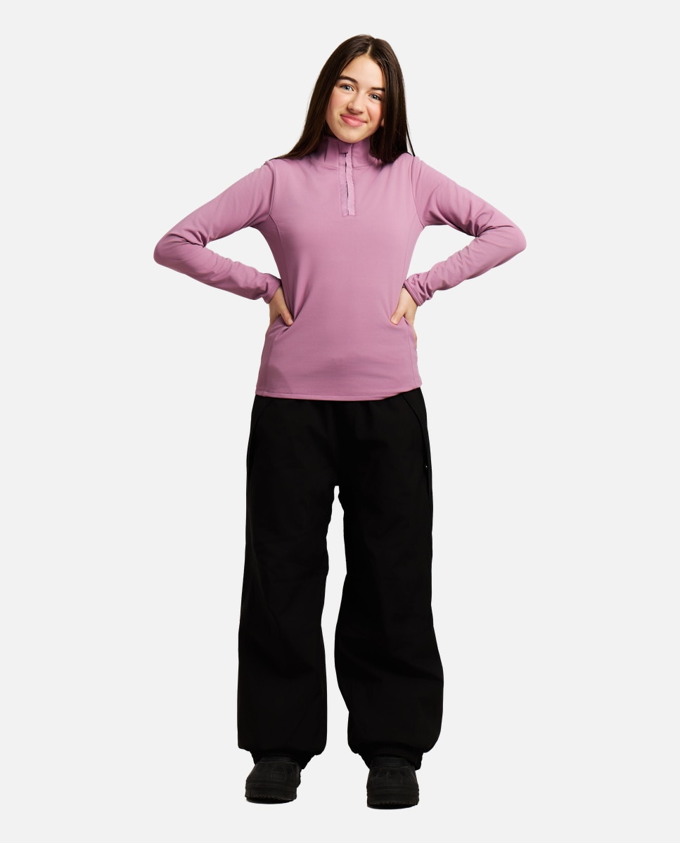 Forro polar de esquí de niño REFABRIZOY JR 1/4 zip Protest - Morado Morado-3