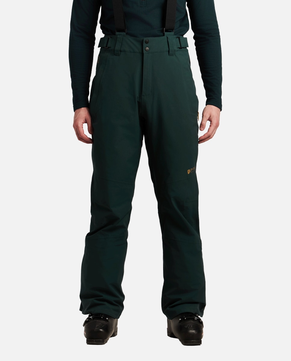 Protest Pantalón de esquí de hombre MIKADO Verde