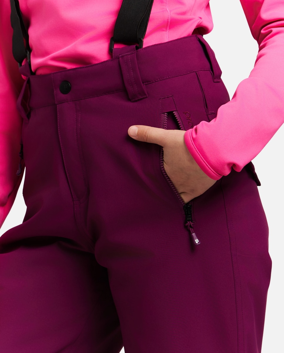 Pantalón de esquí de niña Sunny Jr Protest - Morado Morado-4