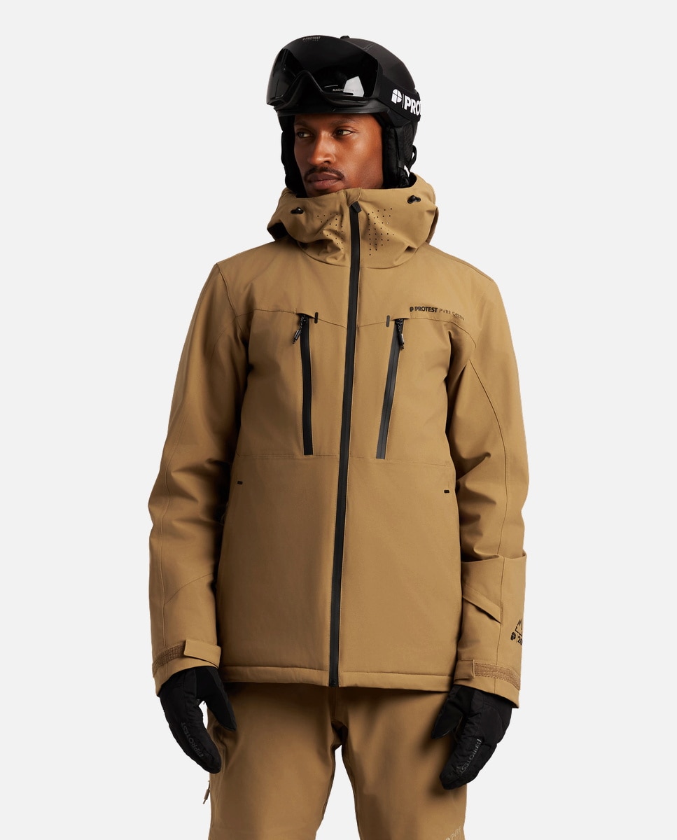 Imagen 1 de Chaqueta de esquí de hombre TIMOTHY Protest - Marrón Marrón