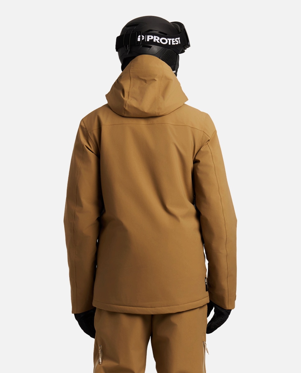 Imagen 3 de Chaqueta de esquí de hombre TIMOTHY Protest - Marrón Marrón
