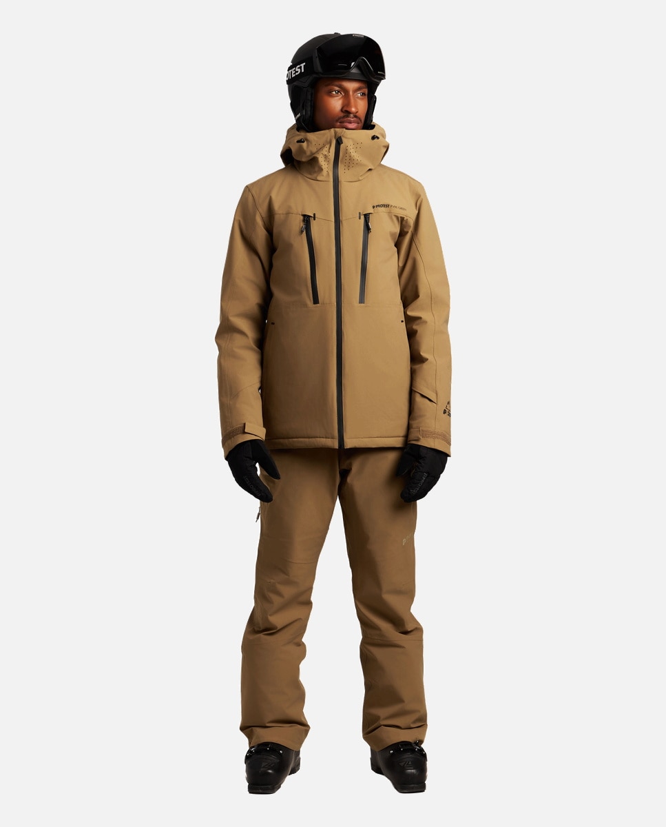 Imagen 4 de Chaqueta de esquí de hombre TIMOTHY Protest - Marrón Marrón