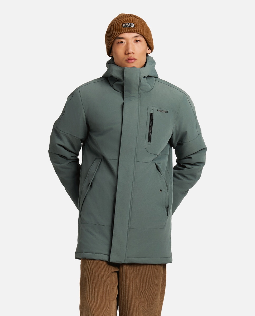 Protest Chaqueta de esquí de hombre HEMLEY outdoor long Azul