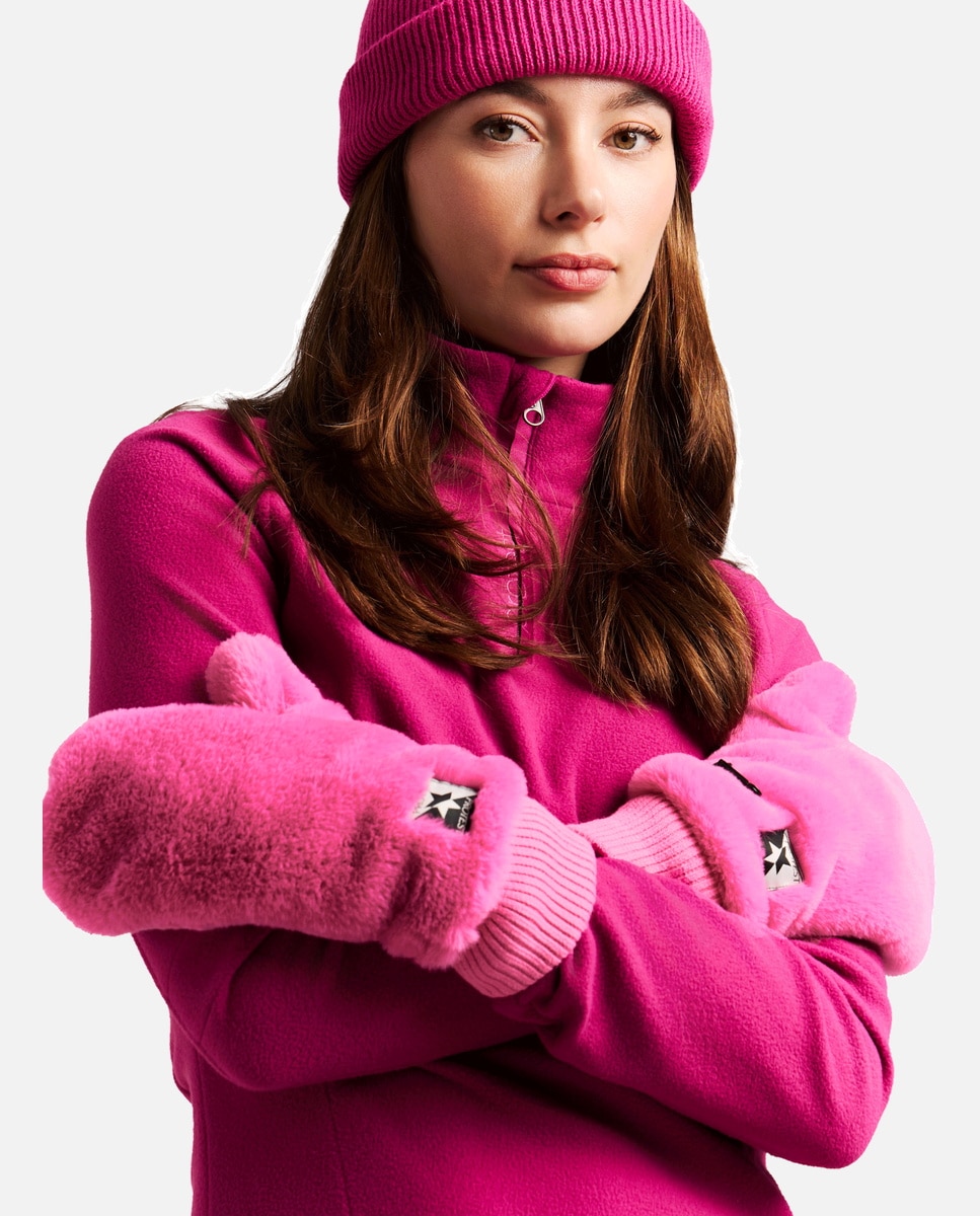 Guante de esquí de mujer Pyriet Protest - Rosa Rosa-3