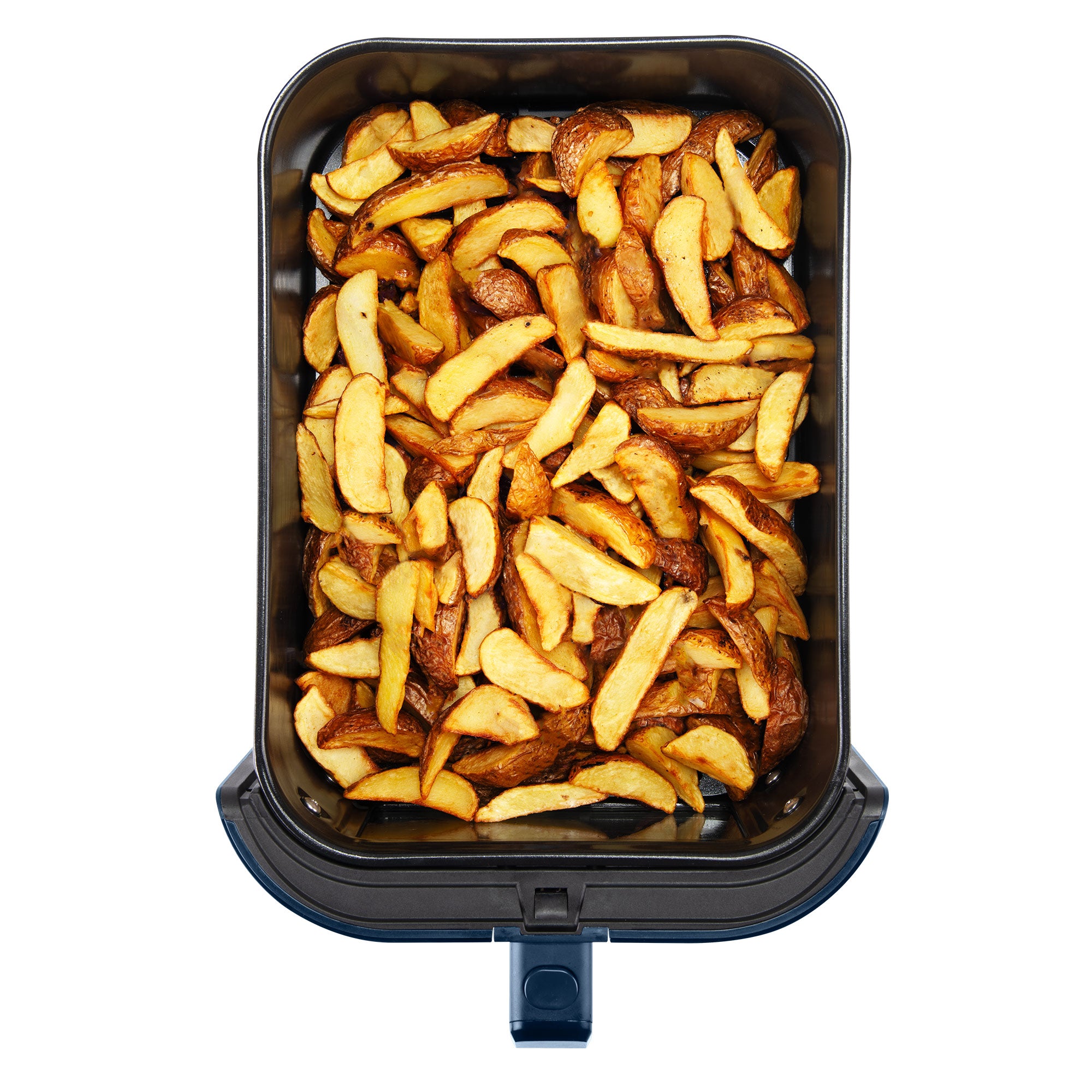 Freidora de aire Bourgini libre de PFAS Health fryer Slim con cesta de Cerámica ECO de 8 L - Azul Azul-5