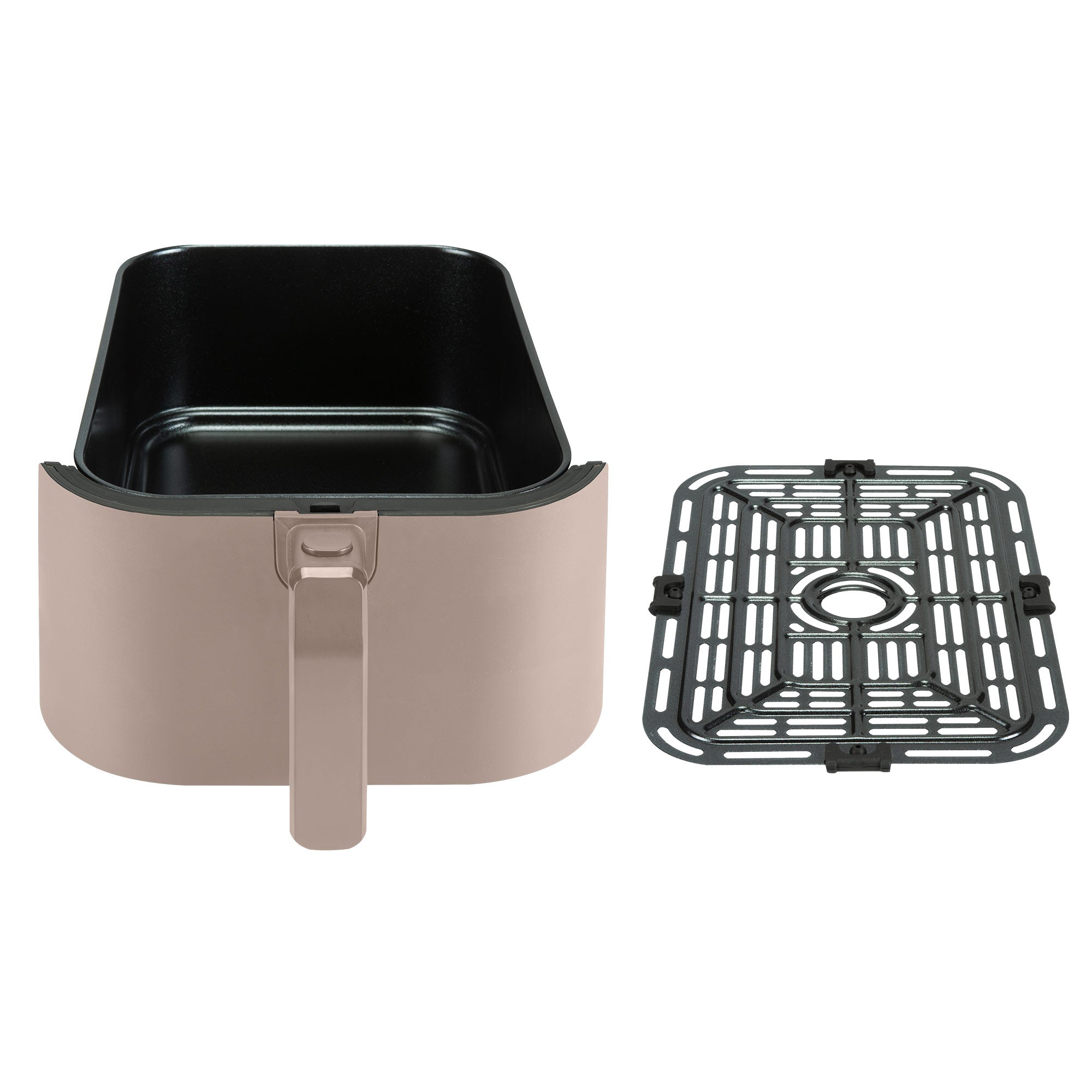 Freidora de aire Bourgini libre de PFAS Health fryer Slim con cesta de Cerámica ECO de 8 L - Beige Beige-3