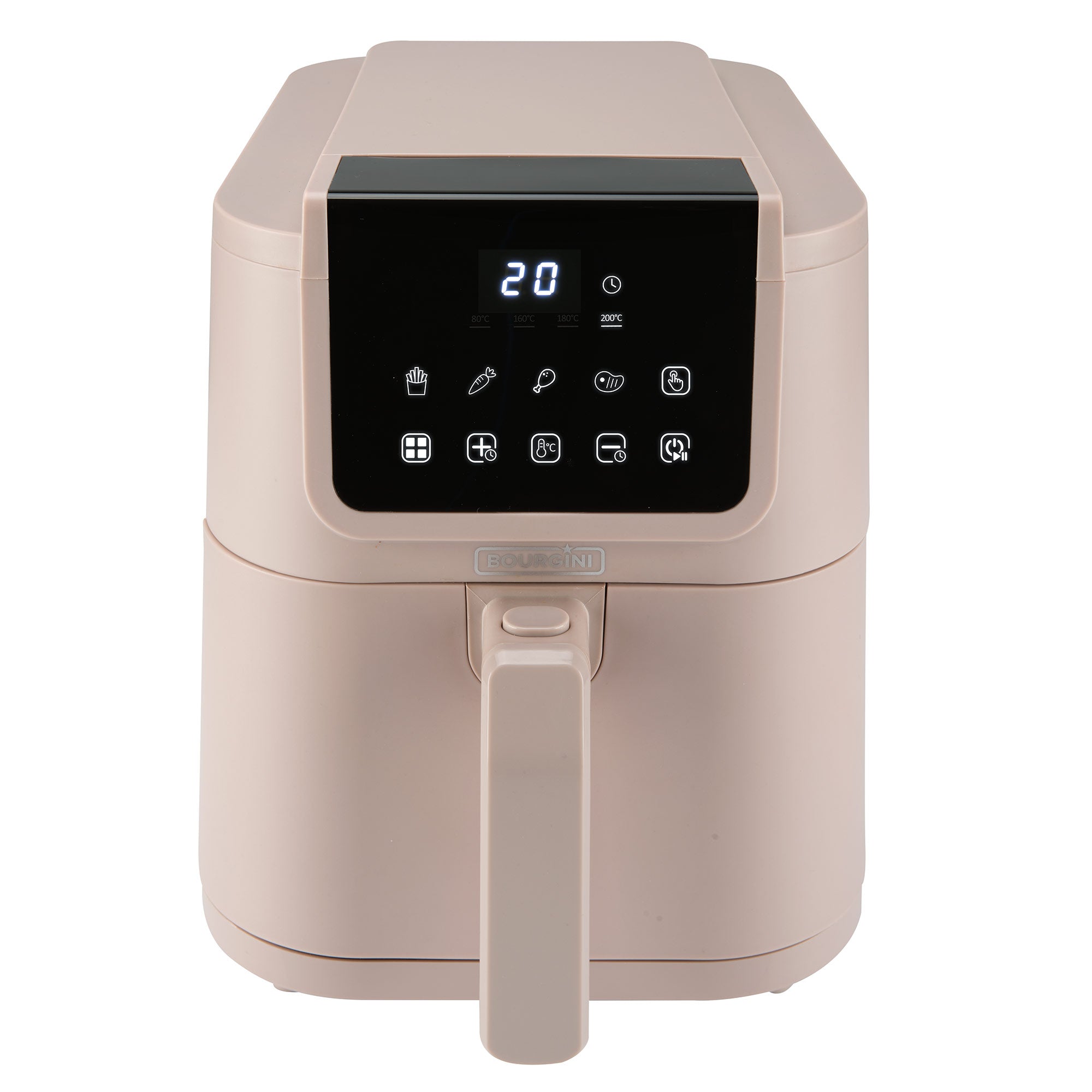 Bourgini – Freidora de aire Bourgini 5 L Health fryer Slim con cesta de Cerámica ECO libre de PFAS.