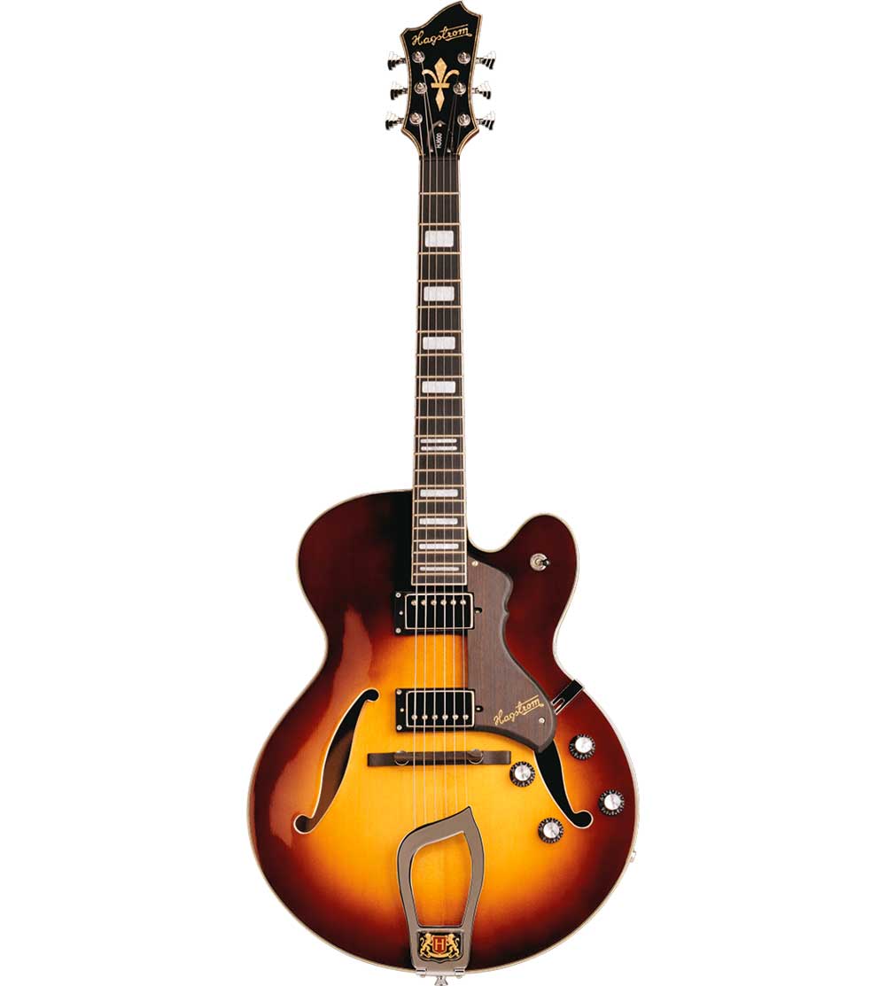 Imagen 0 de Guitarra Eléctrica Hollowbody Hagstrom HJ 800 VSB Marrón