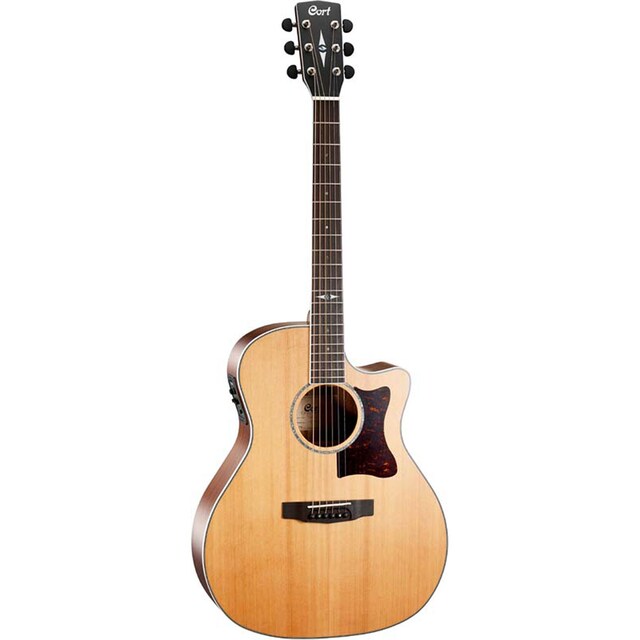 Imagen 0 de Guitarra electroacústica de 6 cuerdas con Cutaway Cort Ga5F Bw Ns
